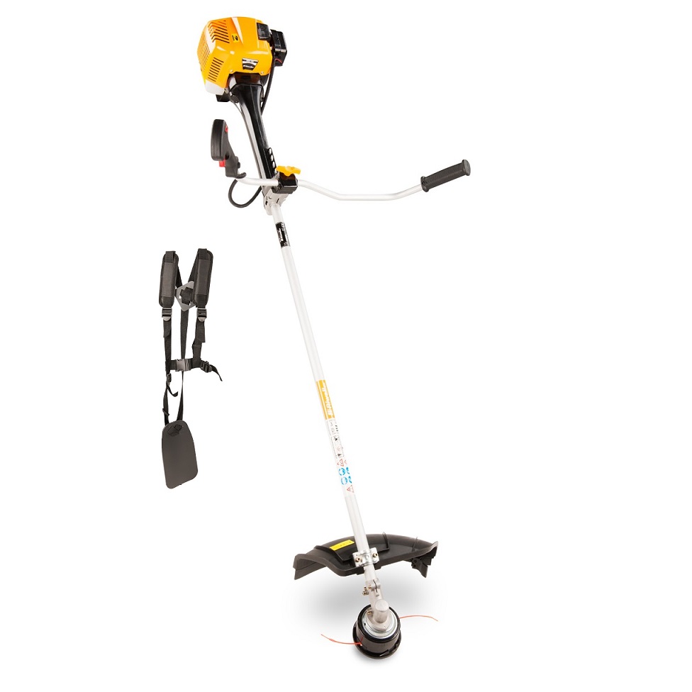 Riwall 52 cm³-es antivibrációs benzines fűkasza kés+damilfej+hám